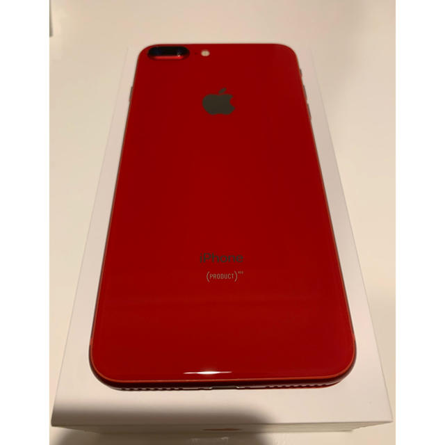 iPhone - iPhone 8 Plus RED SIMフリー 64GB 超美品 付属品完備