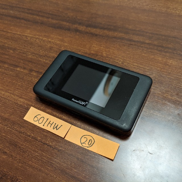 ⑳【SIMロック未解除/601HW】ポケットWiFi HUAWEI ソフトバンク スマホ/家電/カメラのスマートフォン/携帯電話(その他)の商品写真