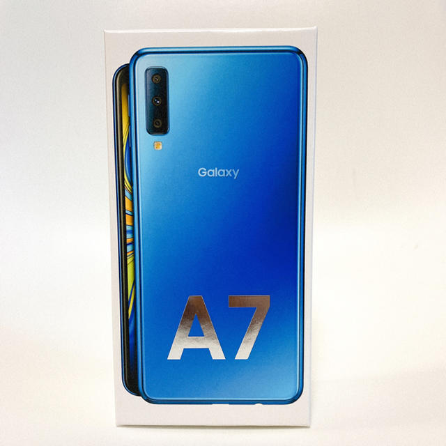 スマートフォン本体 【新品未使用】Galaxy A7 ブルー64 GB SIMフリー