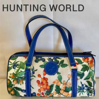 ハンティングワールド(HUNTING WORLD)の【専用です】HUNTING WORLD ボタニカル柄　ハンドバッグ　ミニボストン(ハンドバッグ)