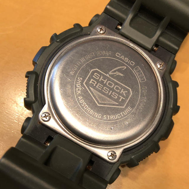 G-SHOCK(ジーショック)のＧーSHOCK モデルGD-100MS ダークグリーン メンズの時計(腕時計(デジタル))の商品写真