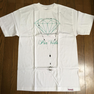 Diamond SUPPLY CO. POR VIDA TEE ホワイト(Tシャツ/カットソー(半袖/袖なし))