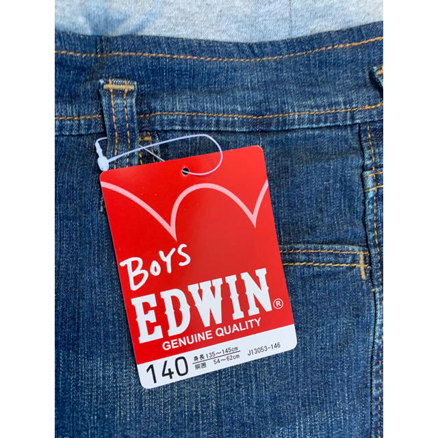 EDWIN(エドウィン)のEDWIN デニム　140 キッズ/ベビー/マタニティのキッズ服男の子用(90cm~)(パンツ/スパッツ)の商品写真