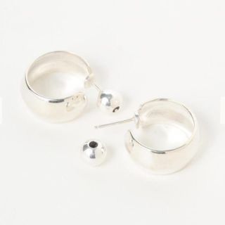 ビームス(BEAMS)のsophie buhai★シルバー フープピアス★ 定価¥34,100(ピアス)