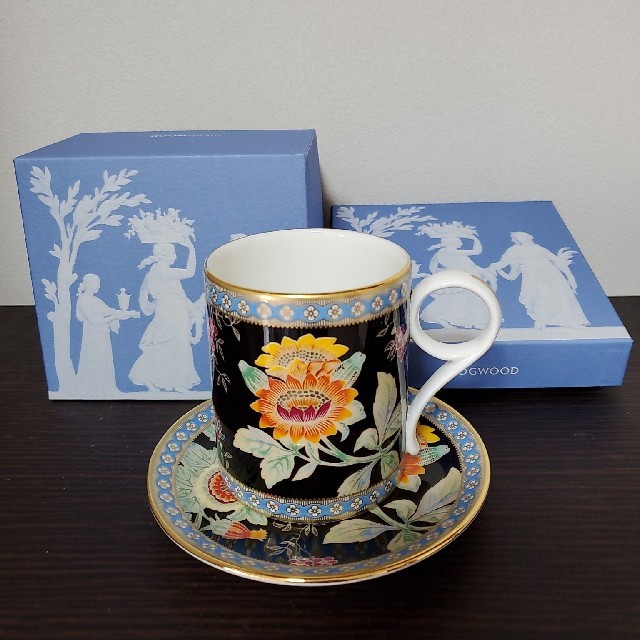 希少！新品！wedgwood ウェッジウッド　トンキン　カップ&トレイセット