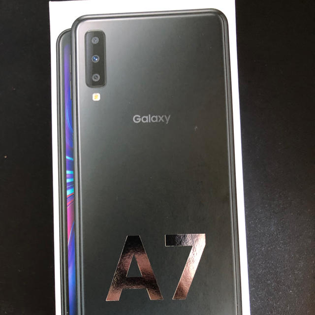 ギャラクシーGalaxy A7 ブラック 64 GB 回線対応 simフリー ...