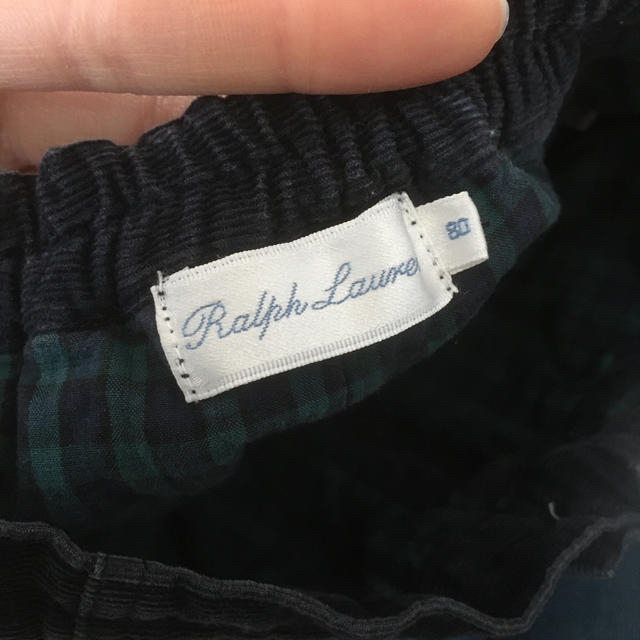 Ralph Lauren(ラルフローレン)のRalph Lauren 80センチ  ネイビー　コーデュロイパンツ キッズ/ベビー/マタニティのベビー服(~85cm)(パンツ)の商品写真