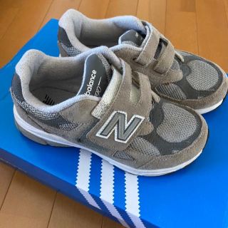 ニューバランス(New Balance)のニューバランス　kvv990 キッズ　19cm グレー(スニーカー)