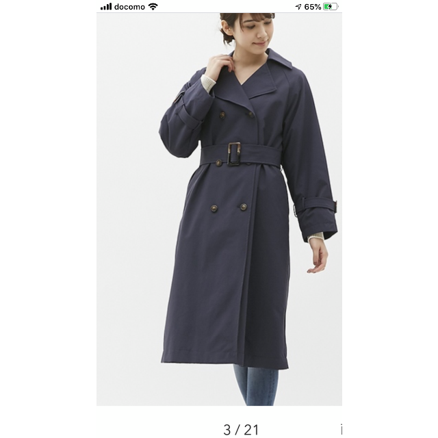GU(ジーユー)のＧＵ トレンチコート レディースのジャケット/アウター(トレンチコート)の商品写真