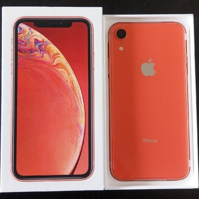 iPhoneXR Coral コーラル 128 GB SIMフリー-