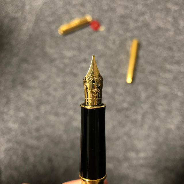 Parker(パーカー)の万年筆　パーカー　ソネット　18k 750刻印 インテリア/住まい/日用品の文房具(ペン/マーカー)の商品写真