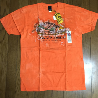 KULTJAH s/s TEE (NIKE SB) タイダイ染め　オレンジ(Tシャツ/カットソー(半袖/袖なし))