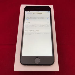 アップル(Apple)のiPhone6 16GB SoftBank(スマートフォン本体)