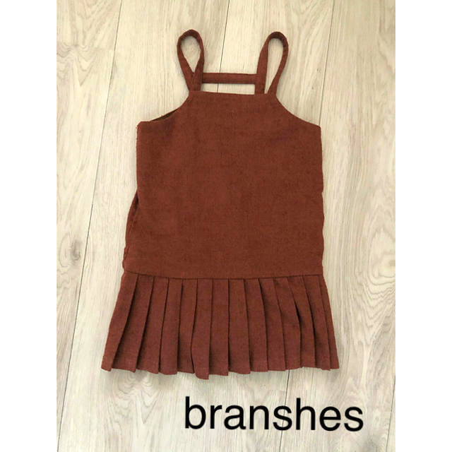 Branshes(ブランシェス)のBRANSHES＊プリーツジャンパースカート キッズ/ベビー/マタニティのキッズ服女の子用(90cm~)(ワンピース)の商品写真