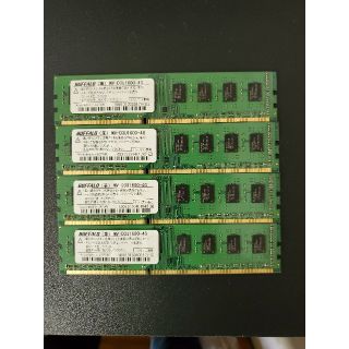 バッファロー(Buffalo)の動作確認済み！美品 Buffalo製 ddr3 16GB(PCパーツ)