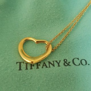 ティファニー(Tiffany & Co.)の[中古美品] ティファニー　オープンハート　ネックレス　18k(ネックレス)