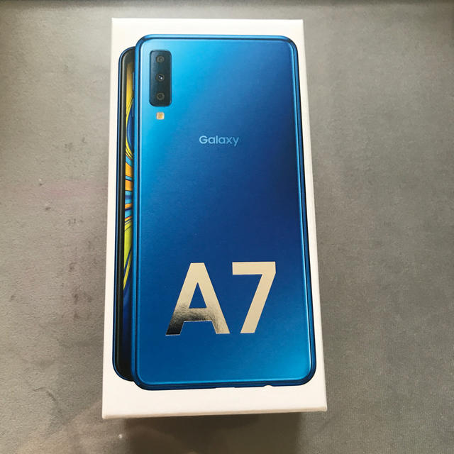 Galaxy A7 ブルー SIMフリー 64GB - pousadanocaminho.com.br
