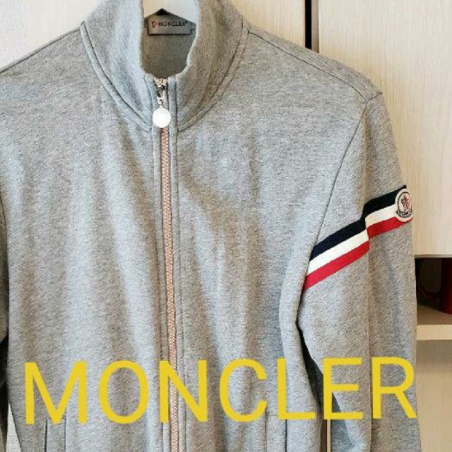 MONCLER　ZIPアップスウェット sizeM グレーメンズ