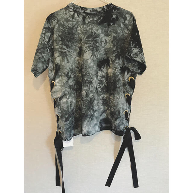 未使用美品sacai サカイ タイダイ柄レースアップカットソーsize1 【大