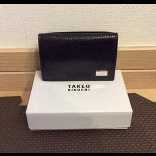 タケオキクチ(TAKEO KIKUCHI)の新品未使用 タケオキクチ レザー(コインケース/小銭入れ)