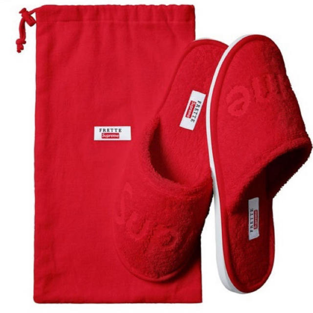 Supreme(シュプリーム)のSupreme Frette Slippers Red インテリア/住まい/日用品のインテリア小物(スリッパ/ルームシューズ)の商品写真