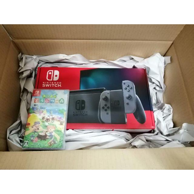 新品未使用 Nintendo Switch Joy-Con(L)／(R) グレー