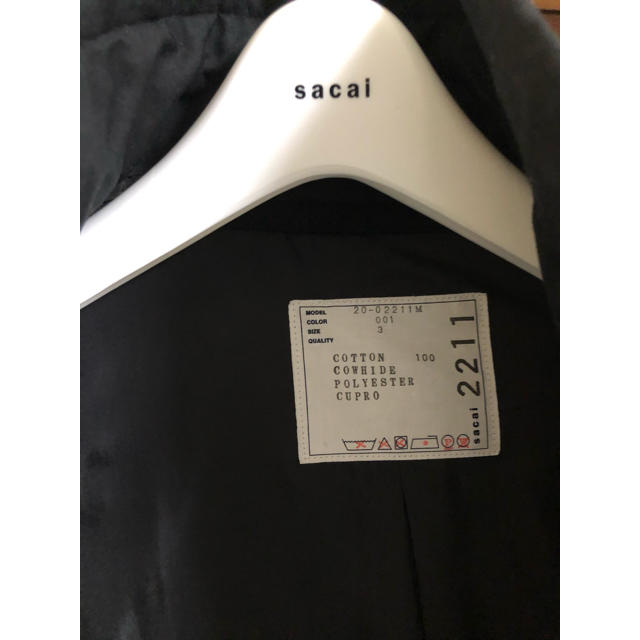 最新最全の sacai - 値下げ!sacai 20ss ミリタリージャケット