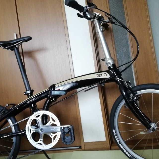 ☆ 美品！ TERN 折り畳み自転車　ブラック　ほぼ未使用どこか見たらわかりますか