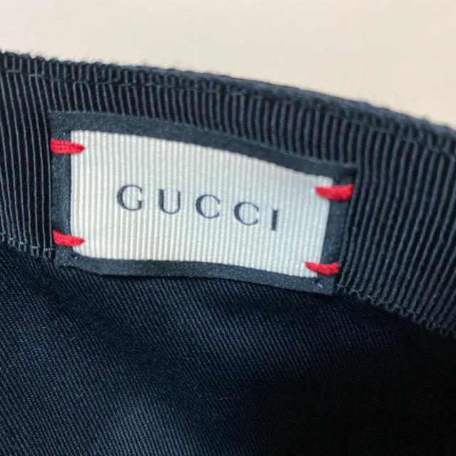 Gucci(グッチ)の超美品❗️❗️GUCCI  キャップ　ブラック　サイズL59 メンズの帽子(キャップ)の商品写真