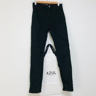 アズールバイマウジー(AZUL by moussy)のAZUL スキニー黒(スキニーパンツ)