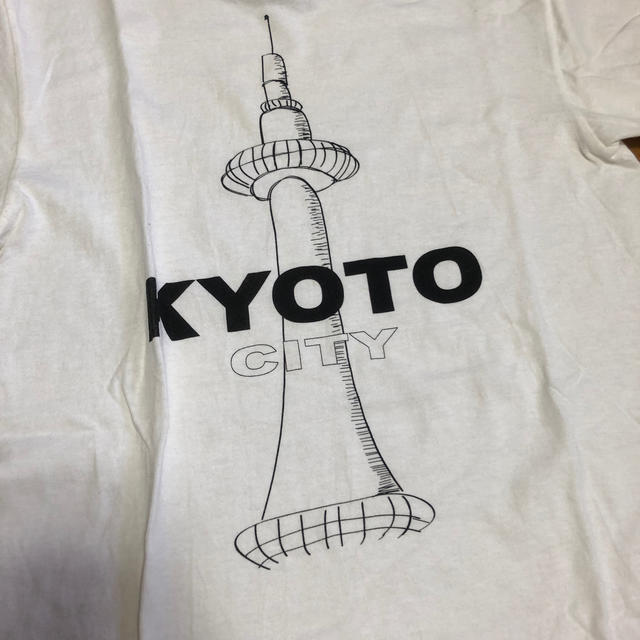 よーじや(ヨージヤ)の京都　Kyoto city Tシャツ　土産　MIYAGE 京都タワー　 メンズのトップス(Tシャツ/カットソー(半袖/袖なし))の商品写真