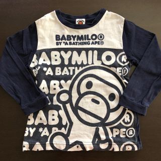 アベイシングエイプ(A BATHING APE)のBAPE kids 110cm ロンT 長袖Tシャツ アベイシングエイプ キッズ(Tシャツ/カットソー)