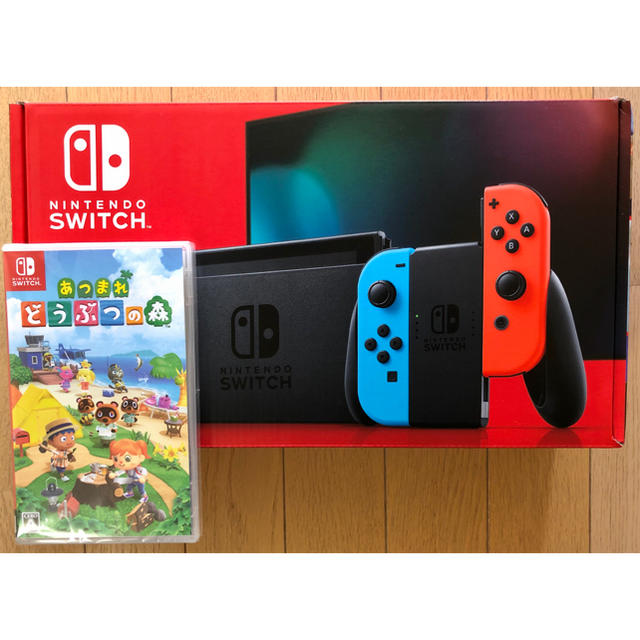 64%OFF!】 Nintendo Switch ネオンブルー レッド + スマブラ セット 