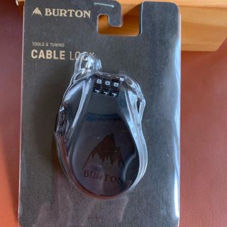 バートン(BURTON)のBURTON ケーブルロック【ブラック】(その他)