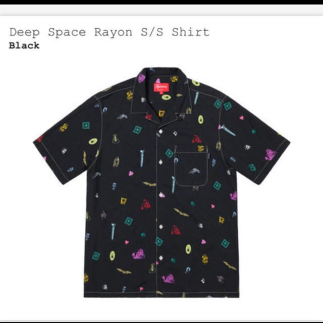 S supreme Deep Space Rayon S/S Shirt