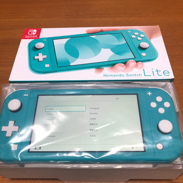 ニンテンドースイッチライトターコイズ　美品の出品です。