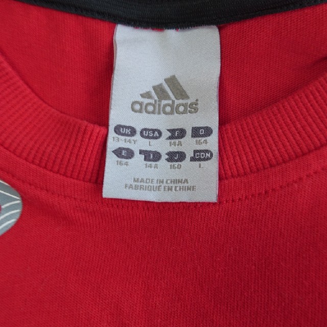 adidas(アディダス)のロングTシャツ キッズ/ベビー/マタニティのキッズ服男の子用(90cm~)(Tシャツ/カットソー)の商品写真