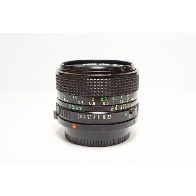 見事な 希少！超美品CANON F2.8 35mm FD NEW キヤノン レンズ(単焦点 ...