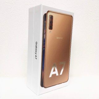 ギャラクシー(Galaxy)のGalaxy A7 ゴールド SIMフリー(スマートフォン本体)