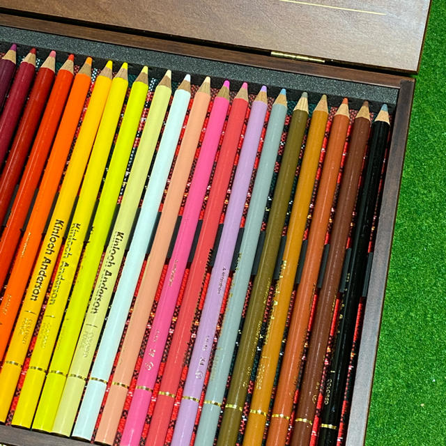 キンロックアンダーソン 色鉛筆木箱の通販 by ブルーツリー's shop｜ラクマ