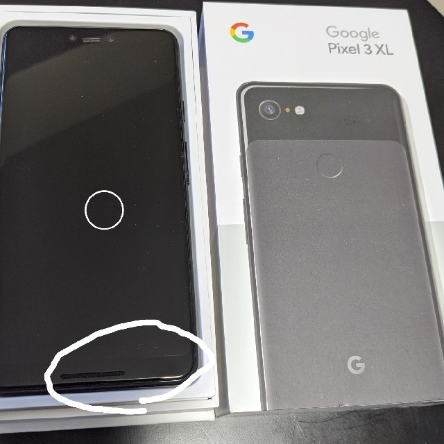 Pixel3XL128㌐Black品　SIMフリー 3