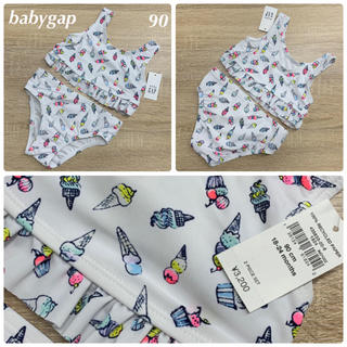 ベビーギャップ(babyGAP)の［babyGAP］アイスクリーム柄水着（90㎝/18-24ヶ月）(水着)