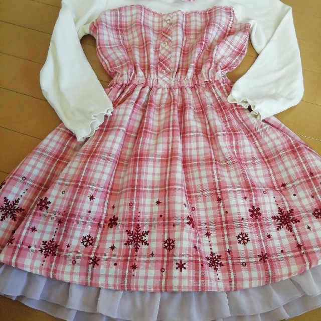 axes femme(アクシーズファム)のワンピース　140(LL)　axes femme kids キッズ/ベビー/マタニティのキッズ服女の子用(90cm~)(ワンピース)の商品写真