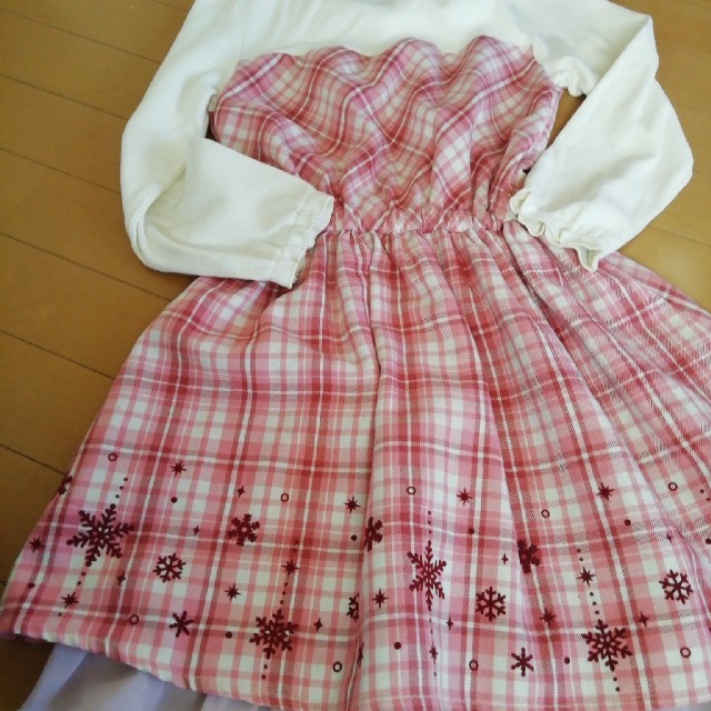 axes femme(アクシーズファム)のワンピース　140(LL)　axes femme kids キッズ/ベビー/マタニティのキッズ服女の子用(90cm~)(ワンピース)の商品写真