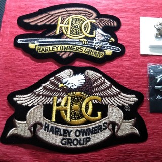 ハーレーダビッドソン(Harley Davidson)のハーレーオーナーズクラブ　ワッペン　ピンバッジ(その他)