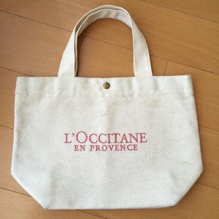 ロクシタン(L'OCCITANE)の送料込み❤︎花柄裏地❤︎ミニトートバッグ(トートバッグ)