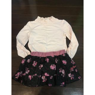 ジルスチュアート(JILLSTUART)の【未使用】ジルスチュアート　ブラウスパンツセット　80(シャツ/カットソー)