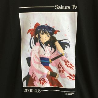 希少 未使用品 00's サクラ大戦 真宮寺さくら アニメTシャツ(Tシャツ/カットソー(半袖/袖なし))