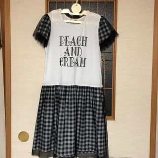 ピーチアンドクリーム(Peach & Cream)の半袖ワンピース(ワンピース)