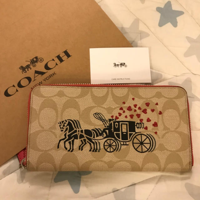 【新品・未使用】馬車柄 COACH コーチ 長財布